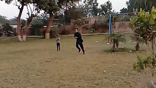 My fast bowling action cricket lover