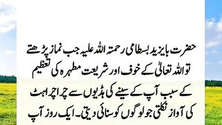 Hazrat bayazeed bastami (R.A) Aur mureedon ka qissa