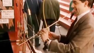 Archery Mr Bean funny