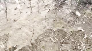 Heavy Snowfall in Balakot Mansehra