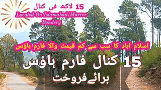 14 kannal land perfect ideal location for farm house on Islamabad boundery