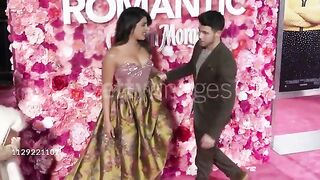 Priyanka Chopra and Nick Jonas at the 'Isn't It Romantic' World Premiere
