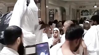 A tall Man In Makkah