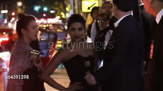 Priyanka Chopra arrives at the Chanel & Charles Finch Pre Oscar Dinner in Los Angeles