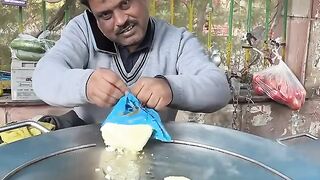 Burger Chole Making????????-- Indian Street Food