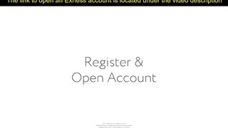 Register Open Account