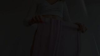 A transparent skirt is fashionable, feminine and !