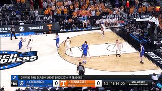Tennessee vs. Creighton: Extended Highlights from the NCAA Sweet 16 Tournament