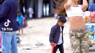 Dance on public place
