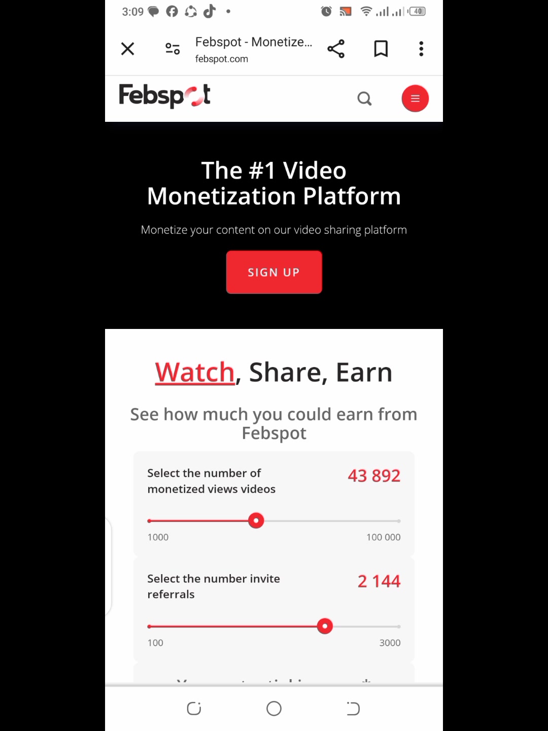 How earn money  https://www.febspot.com/ref/697369As per account bana Febspot
