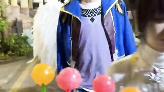 没有手臂还好有天使帮忙 #斗罗大陆 #唐三 #小舞.