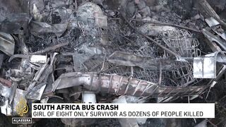 South Africa bus crash_ Dozens killed, young girl only survivor.