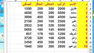 حركة رهيبة في الاكسيل هتوفر لك الوقت مش هتندم عليها تعالي معايا !!