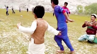 Dance of village kids