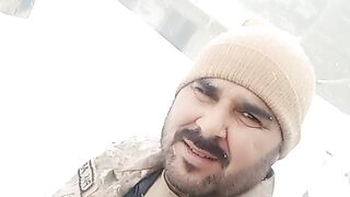 Snow fall Azad kashmir