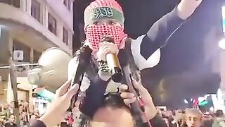 A little boy leading people and force falateen