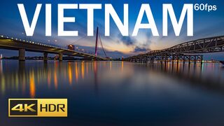 VIETNAM BEAUTIFUL PLACES HDR 60fps DRONE VIDEO WITH RELAXATION MUSIC