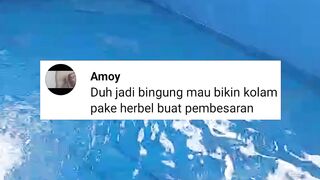 Tadinya mau buat kolam dari BATA HEBEL, Tapi... ❓❓