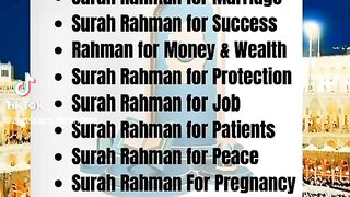 Surah Rahman Benefit|| #febspory#fb #viral #trending