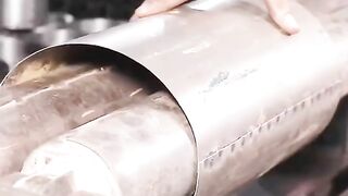 How car silencers are manufactured