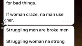 Wetin men do for this life