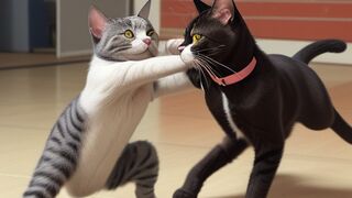 Dog and cat meet skibidi | Rools and pic #dog #cat ???? #dog???? #animals2024