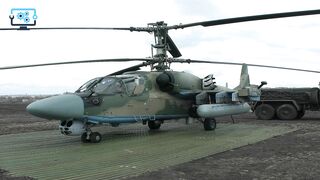 Seconds of the Deadly Shot Fired by Russian Helicopters on the Battlefield