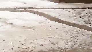 Fateh jhang hail strom