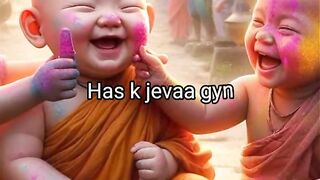 Little cute monk ????????????????????????????????????????