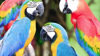 parrot beautiful colorful birds #shorts