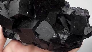 Black fluorite ,nice piece !  Cube fluorite  From zhejiang province,!  Do you like ? for sale