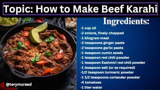 How to Make Beef Karahi
