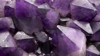 Purple amethyst cluster For Sale