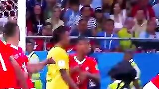 Curved goal