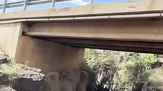 Jumping to the stream