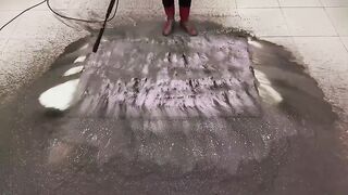 Extremely rotten incredible dirty carpet cleaning satisfying ASMR