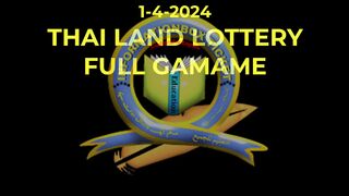 1-4-2024 THAILAND LOTTERY FULL GAME.