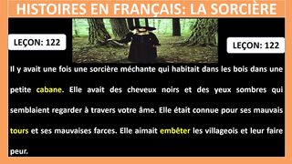 HISTOIRES EN FRANÇAIS LA SORCIÈRE