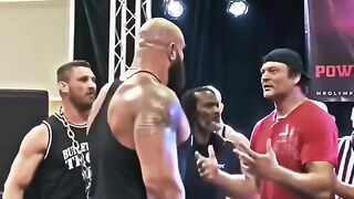 He trash talked an Armwrestling Legend!!!