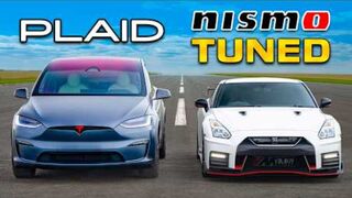 Tuned NISMO GT-R v Tesla Plaid