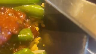 Chinese beef chunks with sticky rice