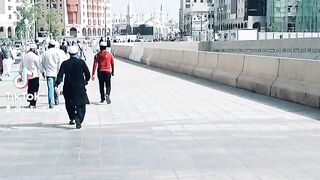 مسجد نبوی جاتے ہوے