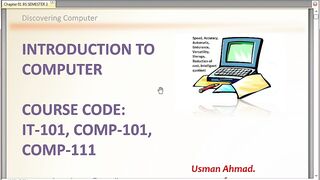 Introduction of computer