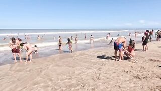 Pinamar beach a beautiful day enjoy.