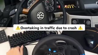 Volkswagen Truck Driver Overtaking like a pro - Euro Truck Simulator 2 Gameplay_shorts(7
