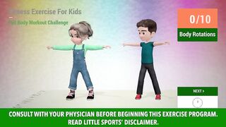 FULL-BODY FITNESS EXERCISE FOR KIDS-30-MIN WORKOUT CHALLENGE