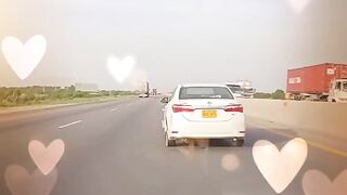 Super high way road view