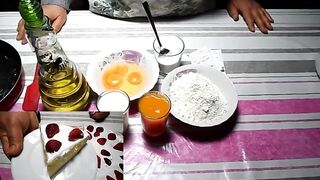 عمل كيكة البرتقال الهشة ب 3 بيضات فقط --سهلة التحضير✔.