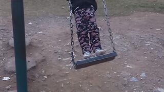 Anaya 'Aiza and ibrahim in a park.