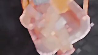 Small baby girl enjoy